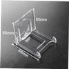 ibasenice 4sets Plastic Card Display Stand s for Bulk Plates Adjustable Easel Holder for Trading Cards for Home Decor 6pcs*4 view 3