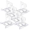 ibasenice 4sets Plastic Card Display Stand s for Bulk Plates Adjustable Easel Holder for Trading Cards for Home Decor 6pcs*4 view 4
