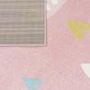Paco Home Kids Room Rug with Rainbow and Hearts in Pink, Size: 6'7" x 9'2" view 4