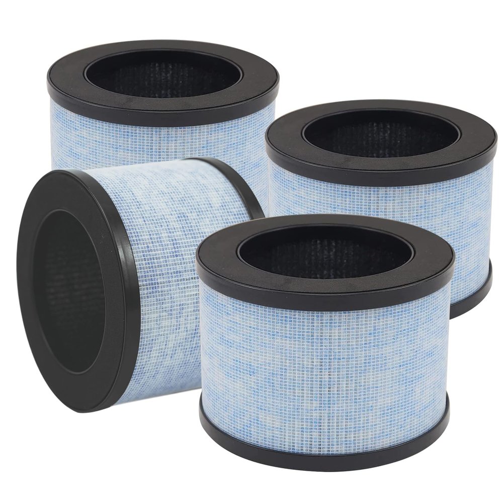 Premium True Filter, DH-JH01 Upgrade Filter Replacement for AROEVE MK01 and MK06, Pomoron and KLOUDI DH-JH01, Intelabe EPI080/EP1080 & Elechomes EPI081/EP1081, 4 Pack