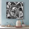 AAOTE Stairs - by M.C. Escher Painting Art Posters Poster Decorative Painting Canvas Wall Art Living Room Posters Bedroom Painting 20x20inch(50x50cm) view 3