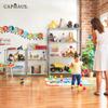 CAPHAUS NSF Adjustable Shelves Metal Wire Shelving Unit w/Liners, Kitchen Storage Shelving, Metal Steel Storage Shelving, Garage Shelving Storage Organizer, Utility Shelf, 5-Tier No Wheels, Silver view 2