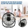 HealSmart Simple Deluxe 18 Inch 3-Speed High Velocity Heavy Duty Metal Industrial Floor Fans, Black, 18 Inch new version view 4