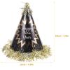GANAZONO 8pcs Year Party Paper Cone Hats Lightweight Comfortable for Year Celebrations Boys and Girls Adults Festive Designs Blessings Party Supplies view 2