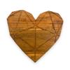 Affinity Decor Valentine's Day Gifts Organic Acacia kitchen Cutting Chopping Charcuterie Board Platter Butcher Block for Cheese and Vegetables Meat (Heart Board with Grooves 9.3"L x 10.1"W) view 1