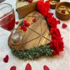 Affinity Decor Valentine's Day Gifts Organic Acacia kitchen Cutting Chopping Charcuterie Board Platter Butcher Block for Cheese and Vegetables Meat (Heart Board with Grooves 9.3"L x 10.1"W) view 2