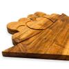 Affinity Decor Valentine's Day Gifts Organic Acacia kitchen Cutting Chopping Charcuterie Board Platter Butcher Block for Cheese and Vegetables Meat (Bouquet Board 10.6"L x 10.4"W) view 4