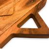 Affinity Decor Valentine's Day Gifts Organic Acacia kitchen Cutting Chopping Charcuterie Board Platter Butcher Block for Cheese and Vegetables Meat (Chat Box Board 11.2"L x 9.6"W) view 4