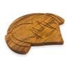 Affinity Decor Valentine's Day Gifts Organic Acacia kitchen Cutting Chopping Charcuterie Board Platter Butcher Block for Cheese and Vegetables Meat (Musical Heart Board 9.2"L x 10.3"W) view 3