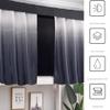 100% Solid Black Bottom Bunk Bed Blackout Curtains Canopy Single Size Twin Size Privacy Protection Bed Bedroom Decoration (Solid Black, Two Pieces, Height: 47") view 3