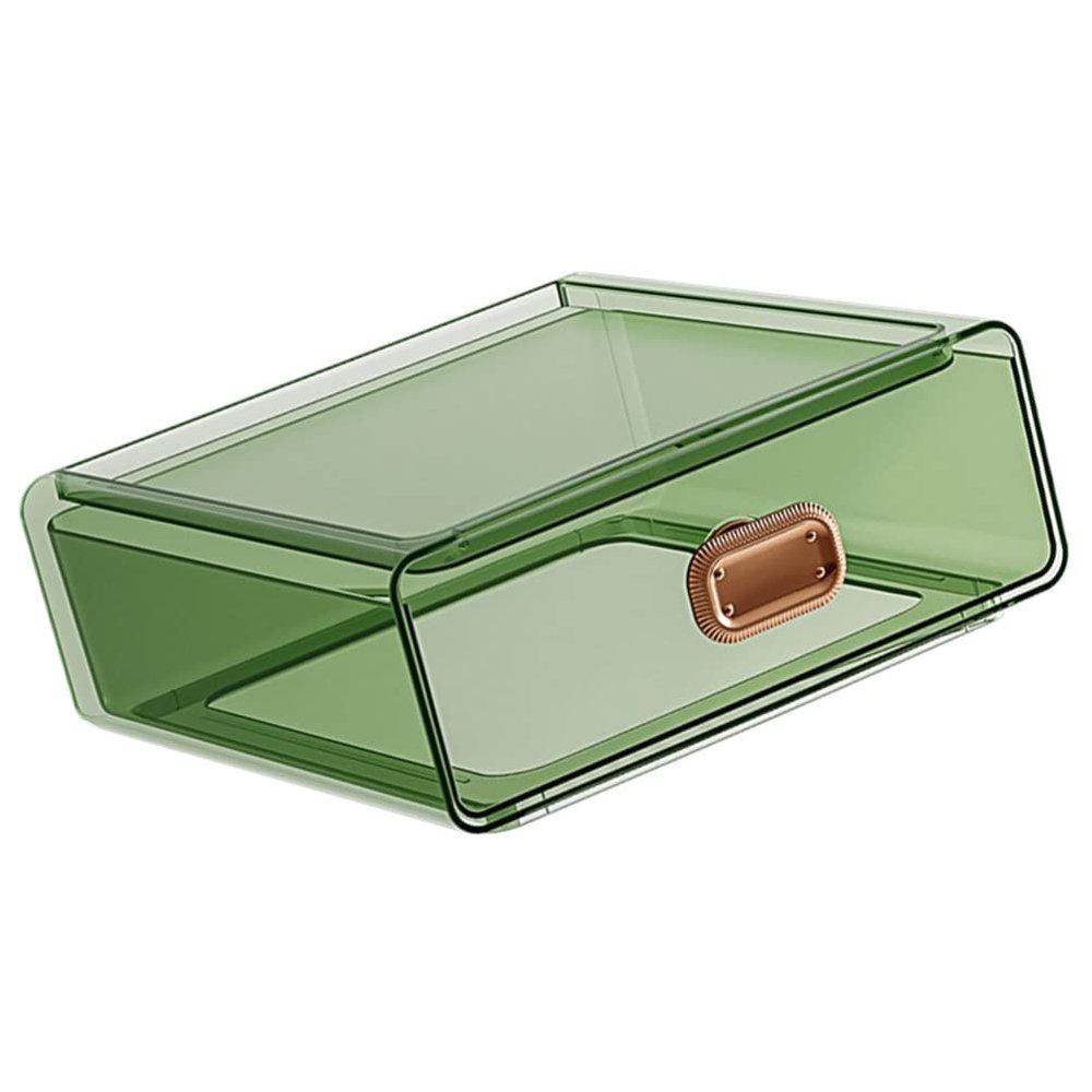 LIFKOME Jewelry Storage Case Drawer Stationery Container Office Stationery Box Drawer Organizers Office Stackable Desktop Box