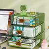 LIFKOME Jewelry Storage Case Drawer Stationery Container Office Stationery Box Drawer Organizers Office Stackable Desktop Box view 2