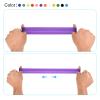 PATIKIL Towel Bands, 4 Pack Elastic Beach Chair Towel Clips Windproof Towel Holder Silicone Rubber Bands Straps for Beach Pool Cruise Chairs, Black view 4