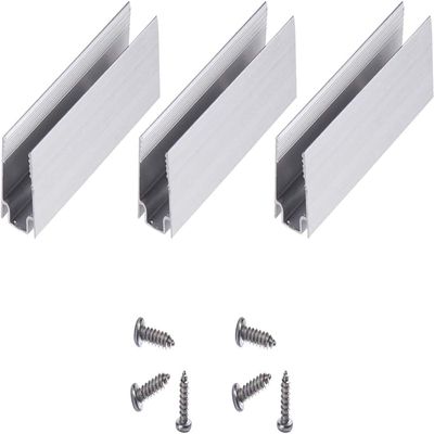 Shine Decor Bundle Products of Mounting Clip Pack with Blue 15M/50ft LED Neon Rope Lights Kit