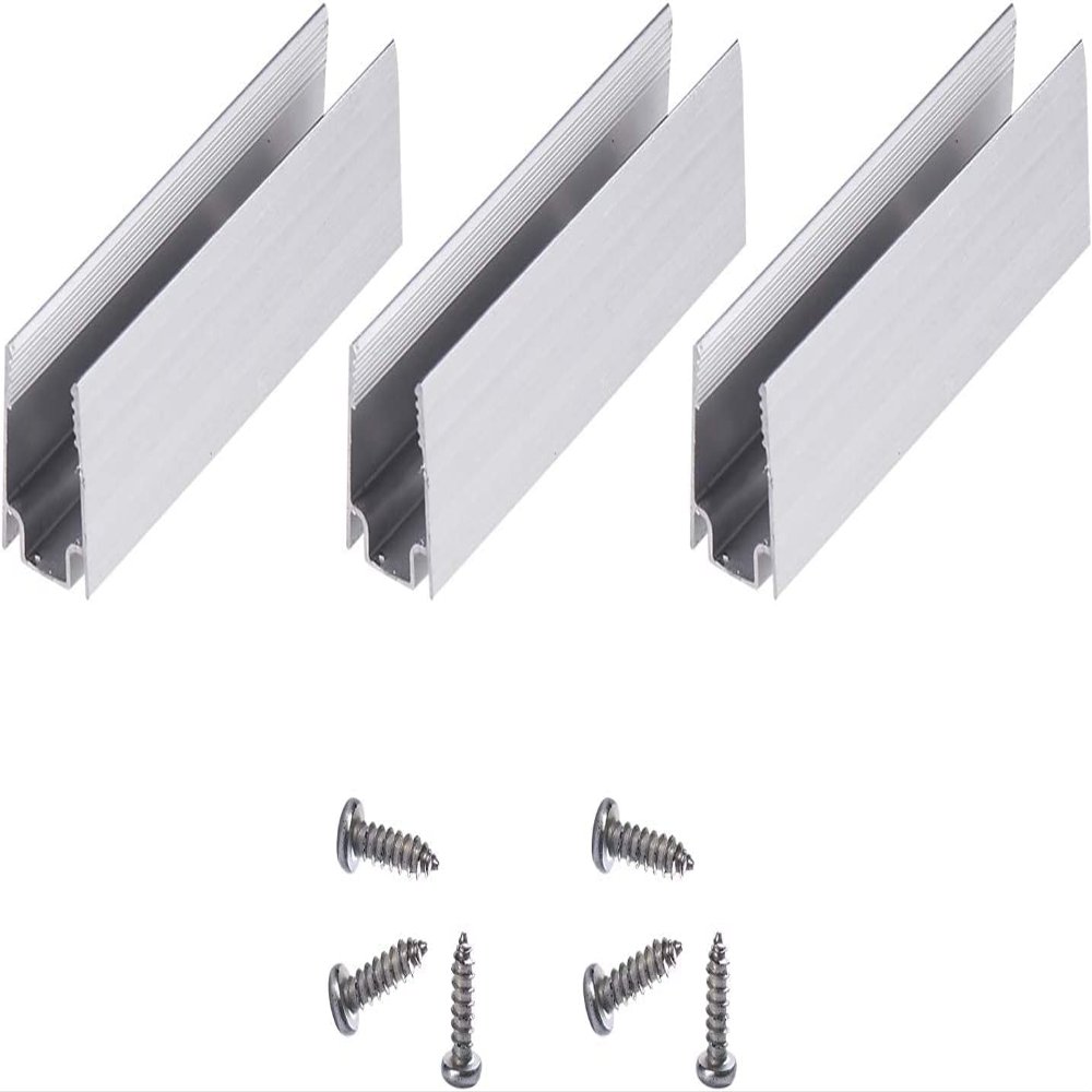 Shine Decor Bundle Products of Mounting Clip Pack with Blue 15M/50ft LED Neon Rope Lights Kit