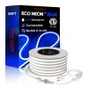 Shine Decor Bundle Products of Mounting Clip Pack with Blue 15M/50ft LED Neon Rope Lights Kit view 2