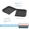 EG-SIPRO Kitchen Sink Organizer Tray,Sponge Holder for Kitchen Sink Bathroom Counter Tray Sponge Caddy Silicone Soap Holder for Soap dispenser, Bottle, Dishwashing Accessories(2-pack) view 2