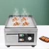 Commercial Electric Countertop Griddle BBQ Flat Top Grill Hot Plate, 1300W Adjustable Thermostatic Control view 4
