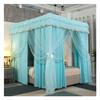 Bed Canopy Creative Princess Wind Bed Canopy, Light Proof, Wind Proof and Dust-Proof Curtain with Support, Easy to Install (Color : A5, Size : 120x200x200cm) view 1