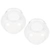 DECHOUS 2pcs Glass Oil Lamp Cover for Kerosene Lamp Protective Cover for Indoor Use Smooth Retro Installation view 1