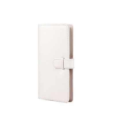 BAN.P Portable Photo Album Suitable for Square Leather Dustproof and Scratch-Proof Wedding Family Children Anniversary Small (Color : White, Size : 10 * 2 * 19.8cm)