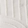 3 Pieces Tufted Cotton Duvet Cover Set Boho Bedding UO Comforter Cover with 2 Pillowcases, No Filler Included (White, Queen Size 90" x 90" Inches) view 4