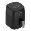 1350W Electric Air Fryer Non-Stick Fry Basket 0-60 Min Time Control and 60-200 Temperature Control with Recipe Guide Black view 1