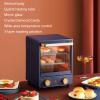 Electric Oven 12L Vertical Multi-Function Household Mini Oven Toaster Mirror Glass Insulation Explosion-Proof for Baking Cake Pizza view 2