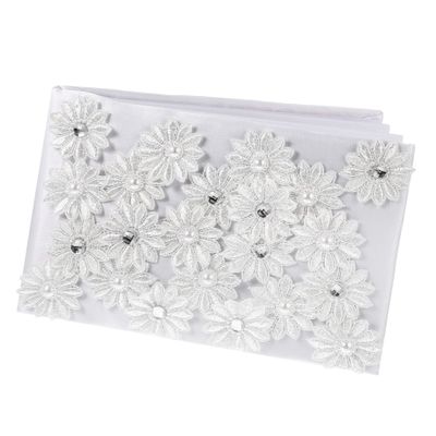 Homoyoyo Wedding attendance Book Guest Book for Party Sign in Vow Books for Wedding Bridal Shower guestbook Book Decorations White Decor Wedding Book for Guest Business Bride Cloth Flowers