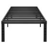 ALDRICH Metal Twin Bed Frame - 16 Inch Tall Black Basic Steel Slats Platform, Easy Assembly Heavy Duty Noise Free Bedframes, No Box Spring Needed view 1