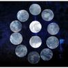 Twelve (12) 2" Round Cut White Capiz Sea Shells, Craft view 2