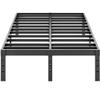 ALDRICH Metal Full Size Bed Frame - 16 Inch Tall Black Basic Steel Slats Platform, Easy Assembly Heavy Duty Noise Free Bedframes, No Box Spring Needed view 1