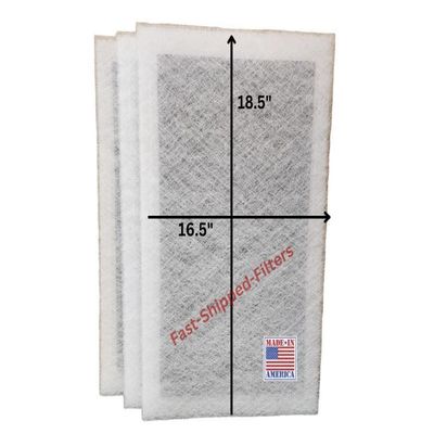 Fast-Shipped-Filters 3 Pack 18x20 Replacement Filters Pads Designed to Fit Perfect air Plus Polarized Air Cleaner Refill White