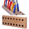 Vomeko Pine Wood Plier Organizer and Display Stand - 16 Hole Cutter Holder Rack for Storage and Display view 4