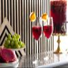 Barski Goblet - Red Wine Glass - Crystal Glass - Water Glass - White Stem - Stemmed Glasses - Set of 6 Goblets - 18 oz Made in Europe view 3