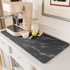 AMOAMI-Coffee Mat Hide Stain Rubber Backed Absorbent Dish Drying Mat for Kitchen Counter-Coffee Bar Accessories Fit Under Maker Machine Pot Espresso Machine Dish Rack view 1