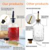 Shining Craft Syrup Dispenser Bottles Set, 4 Pack 7 OZ Bottles With Metal Pour Spout and Labels for Syrups, SC055 (4 Pack) view 3