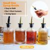 Shining Craft Syrup Dispenser Bottles Set, 4 Pack 7 OZ Bottles With Metal Pour Spout and Labels for Syrups, SC055 (4 Pack) view 4
