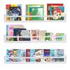 AZSKY Classic Nursery Book Shelves White Wall Book Shelves Kids Bookshelf for Bedroom Bathroom Dcor Wall Ledge Shelves 36 in Hanging Shelves a Set of 3 view 1