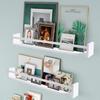 AZSKY Classic Nursery Book Shelves White Wall Book Shelves Kids Bookshelf for Bedroom Bathroom Dcor Wall Ledge Shelves 36 in Hanging Shelves a Set of 3 view 4