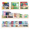 AZSKY Natural Wood Nursery Shelves Floating Wall Book Shelves Nursery Kids Baby Toddler Room Dcor 36 in Bookshelf for Toy Picture Display a Set of 3 Same Sizes view 1