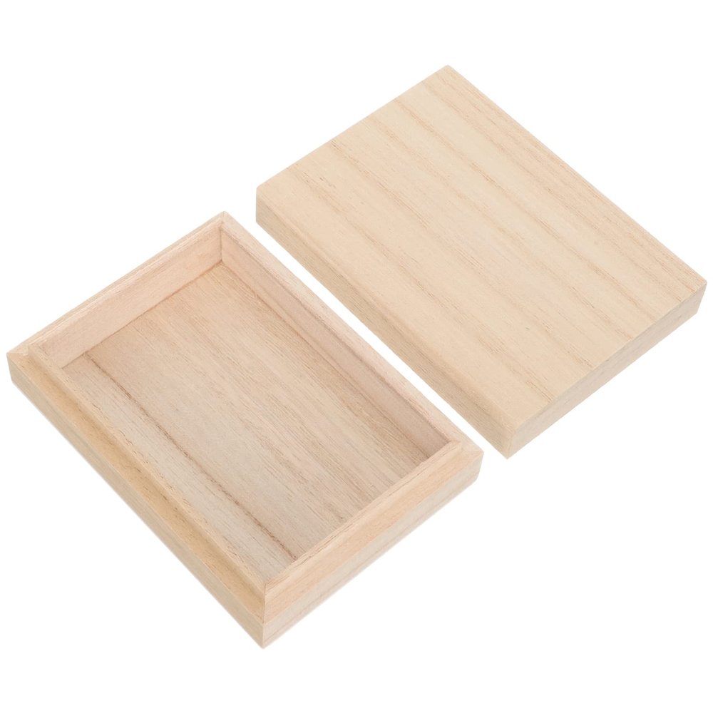 Cabilock Wooden Poker Cards Storage Box Card Holder Case for Playing Themed Deck Holder Case