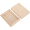 Cabilock Wooden Poker Cards Storage Box Card Holder Case for Playing Themed Deck Holder Case view 1