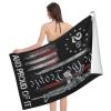 Beach Towels Ultra MAGA We The People Proud Republican USA Flag Microfiber Beach Towel Quick Dry and Sandless Beach Towel Swim Towels for Swim Vacations Camping Gym 31.5x51 Inches view 2