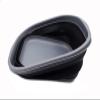 SAMMART 10L (2.6 Gallons) Collapsible Tub - Foldable Dish Tub - Portable Washing Basin - Space Saving Plastic Washtub (Dark Grey/Black (Set of 2)) view 4