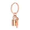 Yinplsmemory Padlock Urn Ashes Keychain for Women Men Memorial Ashes Keepsake Urn Key Ring Memorial Cremation Jewelry for Loved One view 1