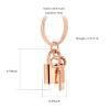 Yinplsmemory Padlock Urn Ashes Keychain for Women Men Memorial Ashes Keepsake Urn Key Ring Memorial Cremation Jewelry for Loved One view 2