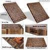 YOUSUNLONG Cutting Board XXL Large End Grain Acacia Wood Mixed With Oak - 24x18x1.5 Inch - Reversible Butcher Chopping Board With Deep Juice Groove And Handle - Cheese Board & Cooktop Board view 2