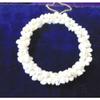 8" Real Natural Wired Wreath of Rose Clams, Beach Decor Tropical view 3