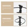 BESPORTBLE Bouquet Display Stand Bouquet Holder Action Figure Stand Rose Shelf Support Adjustable Desktop Fixator for Flower Store Wedding Floral Arrangement view 4